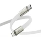 Кабель Acefast C24-01 ultra-thin USB 2.0 Type-C M to Lightning M 1.2м White (6974316286240) - изображение 4