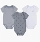 Набір дитячих боді 3 шт Nike Baby Essentials Multi NB0-3 56M115-042 - зображення 1