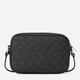 Сумка кросс-боди через плечо женская маленькая Michael Kors Jet Set Travel Small Signature Logo Camera Crossbody Черная (199125146547) - изображение 3