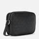 Сумка кросс-боди через плечо женская маленькая Michael Kors Jet Set Travel Small Signature Logo Camera Crossbody Черная (199125146547) - изображение 4