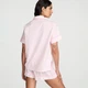 Пижама розовая с шортами Victoria's Secret Heritage Cotton Short Pajama Set Angel Pink - Розмір M - изображение 2