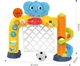 Interaktywny centrum sportowy Woopie Baby 2 w 1 Bramka i kosz ze słonikiem 59202 (5906280659202) - obraz 3