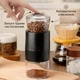 Портативная аккумуляторная кофемолка жерновая 12W с USB 1800 мАч Черная — беспроводная мини кофемолка с керамическими жерновами для кофе и специй - изображение 5