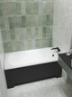 Ванна акриловая Helmken Edelva 140x70 см (D343585S12) комплект 2 в 1: прямоугольная ванна, Черный подголовник - изображение 10