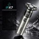 Электробритва VGR V-321 — аккумуляторная роторная, 3 плавающие головки, IPX7, сухое и влажное бритьё, LED-дисплей, USB Type-C (6691) - изображение 6
