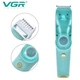 Машинка для стрижки дітей та немовлят VGR V-151 Baby — акумуляторна, з функцією збору волосся, безшумна, IPX7, 3 насадки (11065) - зображення 5
