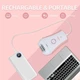 Эпилятор VGR V-705 аккумуляторный пинцетный женский, 32 пинцета, подсветка, USB-зарядка, беспроводной — компактный электроэпилятор для сухой эпиляции, розовый (Е23584) - изображение 6