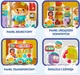 Tablica manipulacyjna Woopie Baby Samochód interaktywny 3 w 1 54702 (5906280654702) - obraz 4