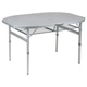 Стол кемпинговый складной Bo-Camp Premium Oval алюминий 120х80 см серый - изображение 1