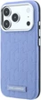 Etui Karl Lagerfeld Grained Mono Resin Logo MagSafe do iPhone 18 Pro / 17 Pro jasnoniebieskie (KF003213) - obraz 3