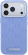 Etui Karl Lagerfeld Grained Mono Resin Logo MagSafe do iPhone 18 Pro / 17 Pro jasnoniebieskie (KF003213) - obraz 5