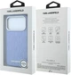Etui Karl Lagerfeld Grained Mono Resin Logo MagSafe do iPhone 18 Pro Max / 17 Pro Max jasnoniebieskie (KF003214) - obraz 8