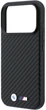 Etui BMW M Carbon Metal Logo MagSafe do iPhone 18 Pro / 17 Pro czarne (BMW001191) - obraz 6