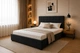 Комплект кровать Plume mattress САН 160x200 с мягким изголовьем + матрас LEO (с подъемным механизмом, металлическая рама) - изображение 5
