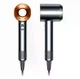 Фен для волосся Leafless Hair Dryer професійний фен для волосся потужний 1 насадка 1600 Вт Nickel Copper - изображение 1