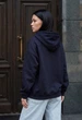 Жіноче худі Staff lav navy oversize fleece S - изображение 2