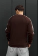 Чоловічий Світшот Стаф Коричневий З Лампасами На Флісі З Логотипом Staff Lampas Brown Logo Fleece XXL (403451) - зображення 2