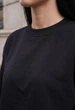 Женский свитшот стаф черный оверсайз на флисе худи Staff zy black oversize fleece S (403313) - изображение 3