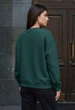 Жіночий світшот Staff zy green oversize fleece S - изображение 2