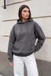 Жіноче худі Staff lav gray oversize fleece S - изображение 1