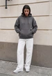 Жіноче худі Staff lav gray oversize fleece S - изображение 5