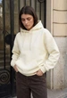 Жіноче худі Staff lav milk oversize fleece S - изображение 3
