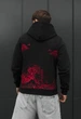 Мужской свитер стаф черный с логотипом волна на флисе утепленный Staff black logo wave fleece M (404255) - изображение 2