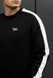 Мужской свитшот стаф черный однотонный с логотипом на флисе Staff black line logo fleece M (403316) - изображение 3