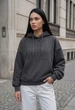 Жіноче худі Staff ti gray oversize fleece S - изображение 1