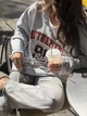 Женский Лонгслив Оверсайз Серый С Принтом Authentic Oversize (403873) - изображение 3