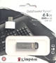 Флеш-накопитель Kingston DataTraveler Kyson 64GB USB 3.2 Gen 1 + переходник type C - изображение 2