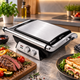 Электрогриль Domotec R-2684 2000 Вт до 280 °C Контактный электрический гриль с плавной регулировкой температуры - изображение 2