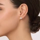 Сережки LUNET у білому золоті, з діамантами 344671121 - изображение 3