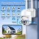 Уличная WiFi камера видеонаблюдения поворотная 355° с ночным видением 4Мп для дома наблюдения наружная улицы движения датчик офиса - изображение 4