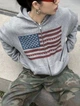 Unisex зип-худи с принтом / Серый 42-48 / BASED 0227780 - изображение 8