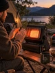Портативный газовый обогреватель-плита Happy Home 2в1 для дачи, туризма, охотничьего домика и авто, балоны в комплекте - изображение 6