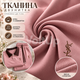 Женский костюм 48–50 пудровый из турецкой двунитки, футболка-поло с коротким рукавом и брюки свободного кроя - изображение 2