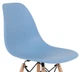 Пластиковый обеденный синий стул Aster RL Wood АМФ - изображение 7