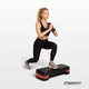 Степь платформа 2 уровня EasyFit высота 10–15 см черно-красная для дома и спортзала (EF-0540) - изображение 2