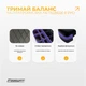 Степь платформа 2 уровня EasyFit высота 10–15 см черно-фиолетовая для дома и спортзала (EF-0540-V) - изображение 5