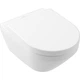 Унітаз підвісний Villeroy&Boch Omnia Architectura 4694CL01 з кришкою 98M9C101 Soft-close, TwistFlush, білий - изображение 2