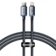 Кабель Baseus Silky Type-C to Lightning Чорний 20W 2м PVC 17990 - изображение 2