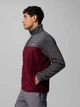 Толстовка флисовая, на молнии мужская Columbia 945421093 2XL Красный/Серый (1160776675) - изображение 6