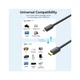 Кабель мультимедийный HDMI M to HDMI mini M 1.5m V2.0 4K60Hz Vention (AGHBG) - изображение 6