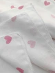 Пеленка байковая фланель 100 х 80 см Сердечки розовые на белом - изображение 4