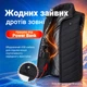 Жилет с подогревом размер 2XL на 9 зон с питанием от PowerBank Черный (HV09-2XL) - изображение 5