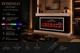 Электрокамин Domingo 1500 Вт с порталом, звук потрескивания дров (10080148) - изображение 8