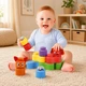 Развивающий набор конструктор Kiddi Smart Kiddi Soft 12 элементов мягкий со звуковыми эффектами для детей от 6 месяцев - изображение 5