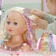 Кукла-манекен Baby Born Pinplay Яркая сестричка 27 см для причесок и макияжа с палеткой теней и аксессуарами для стиля - изображение 4