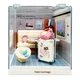 Набор-румбокс Mini House Купе поезда 11x11x11,6 см конструктор для создания миниатюрного интерьера с прозрачным защитным боксом - изображение 4